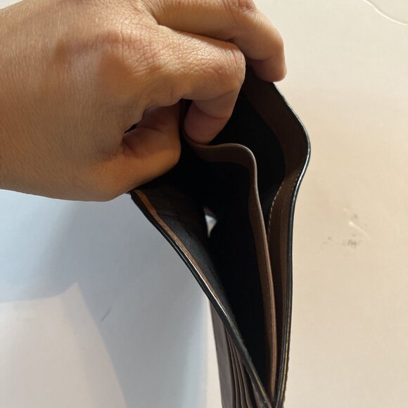 Men’s Michael Kors Billfold Wallet Brown Leather Slim - Picture 4 of 4